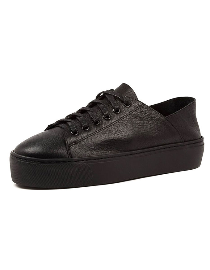 Charli Leather Sneakers Black