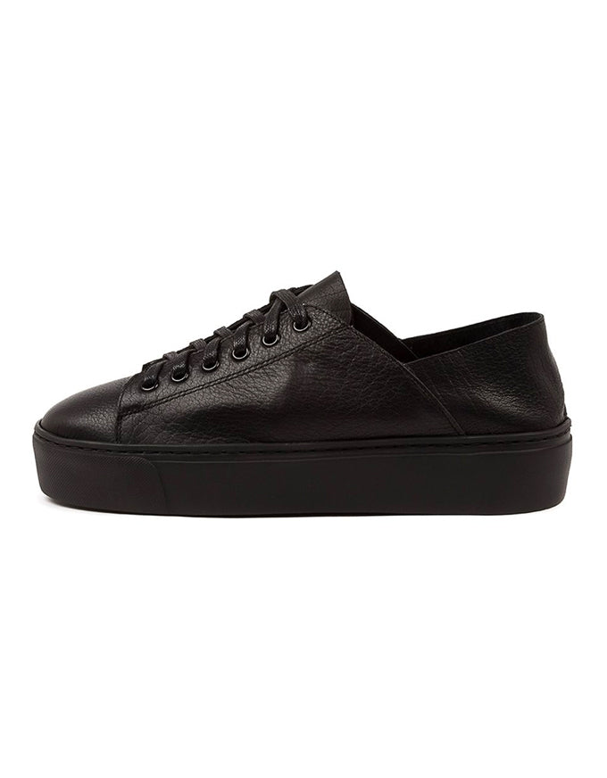 Charli Leather Sneakers Black