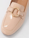 Comal Loafers Latte Patent Leather 