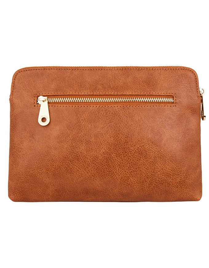 Double Bowery Wallet Tan Pebble