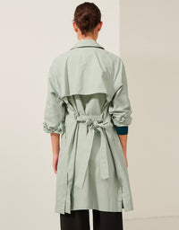 The Focus Trench Coat in Mist, from POL.