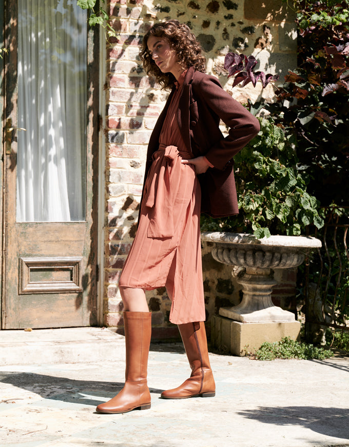 Gaetan Boots Brandy Leather