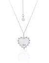 Heart Of Love Necklace Silver
