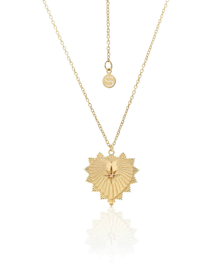 Heart Of Love Necklace Gold