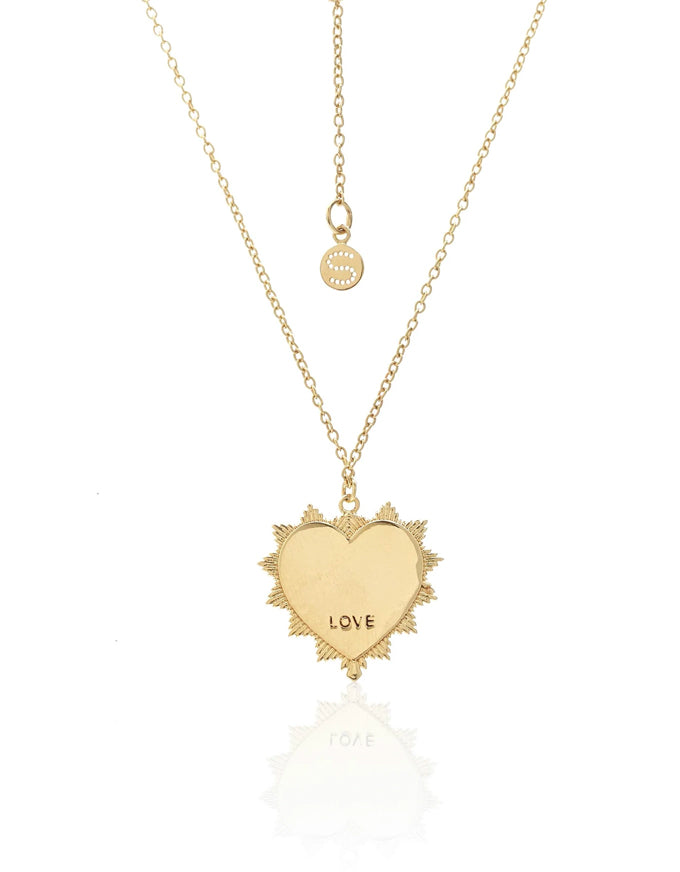 Heart Of Love Necklace Gold