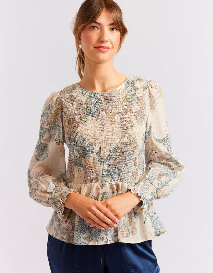 The Jasmine Top in Aster Wheaten, from Alessandra.