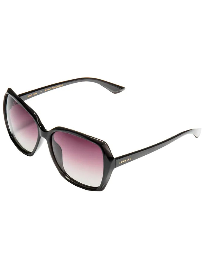 Kara Sunglasses Crystal Black