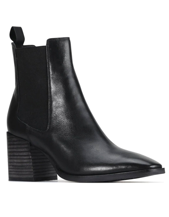 Kelcie Ankle Boots Black Leather