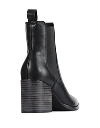 Kelcie Ankle Boots Black Leather