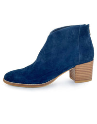 Mamie Ankle Boots Marine Suede