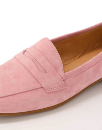 Melinato Flats Pink Suede