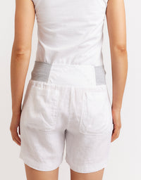 The Midi Shorts in White, from Alessandra.