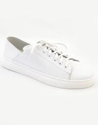 The Oskher Sneakers in White Leather.