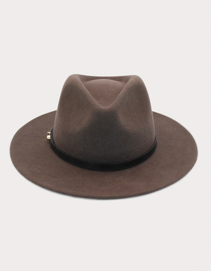 OSLO Felt Fedora Truffle