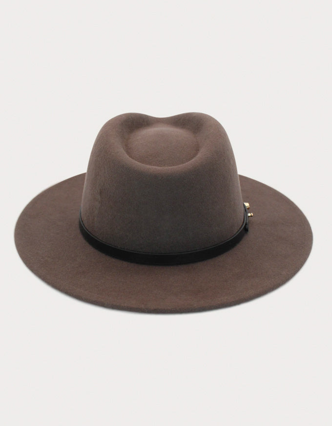 OSLO Felt Fedora Truffle