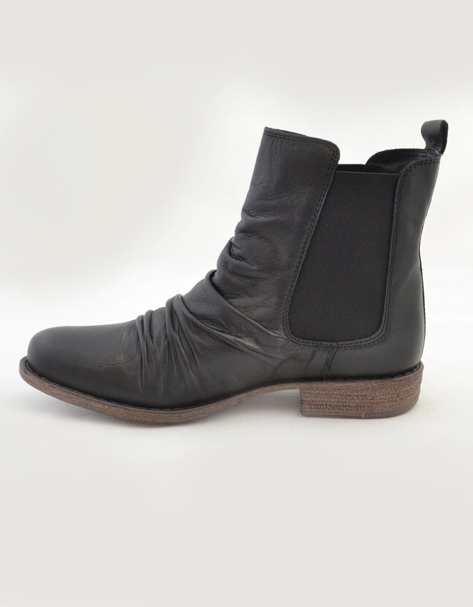 The Willo Ankle Boots in Black.
